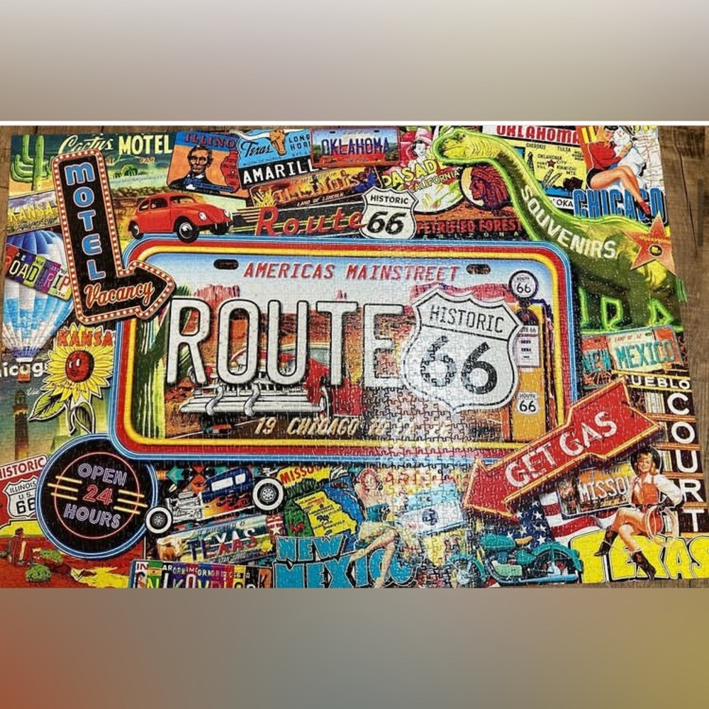 Route 66 puzzle - 2000 pieces